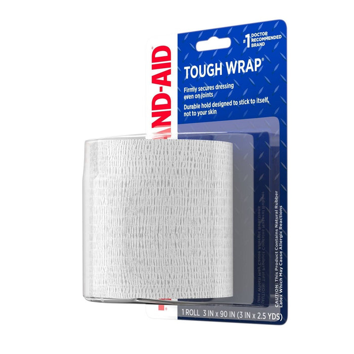 Johnson & Johnson Brand Secure-Flex Self-Adherent Wound Wrap - 3 In by 2.5 yd