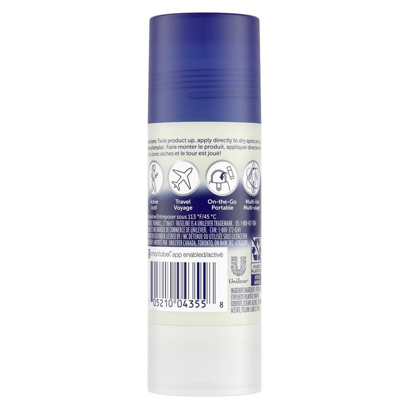 Vaseline All-Over Body Balm Stick Unscented - 1.4oz