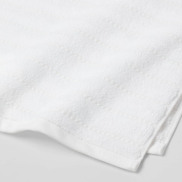 Performance Plus Hand Towel White Striped - Threshold