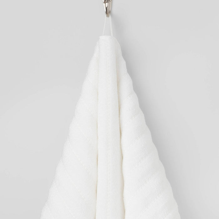 Performance Plus Hand Towel White Striped - Threshold