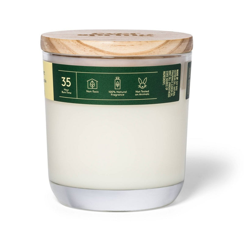 Lemon & Mint 100% Soy Wax Candle - 8oz - Everspring