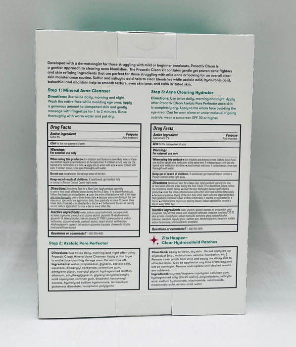 Proactiv Clean 30 Day Skincare Kit - 3ct EXP 02/2025
