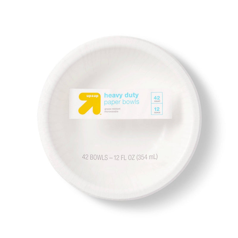 Paper Bowl - White - 42ct/12oz - up & up