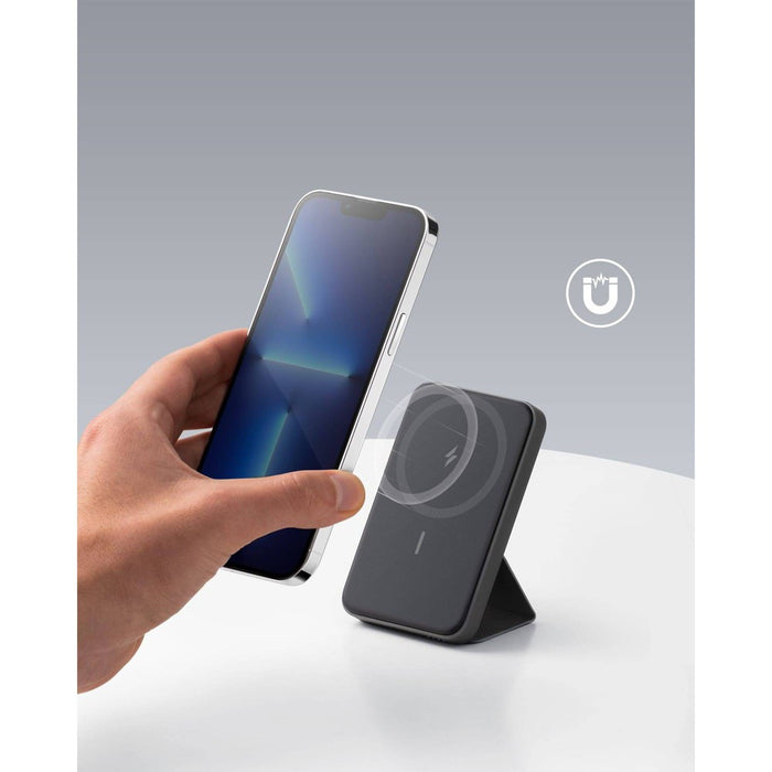 Anker 5000mAh Magnetic 5K Battery MagGo with Stand - Black