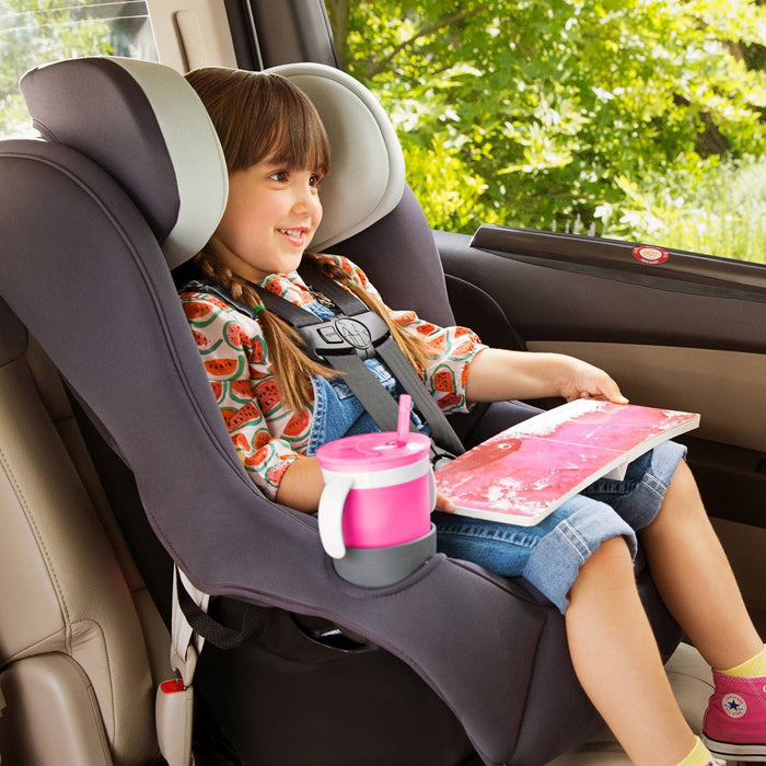 Munchkin SnackCatch & Sip 2-in-1 Snack Catcher and Spill Proof Cup - Pink single cup