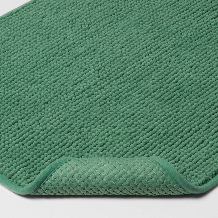 20"x32" Everyday Chenille Bath Rug Light Green - Room Essentials