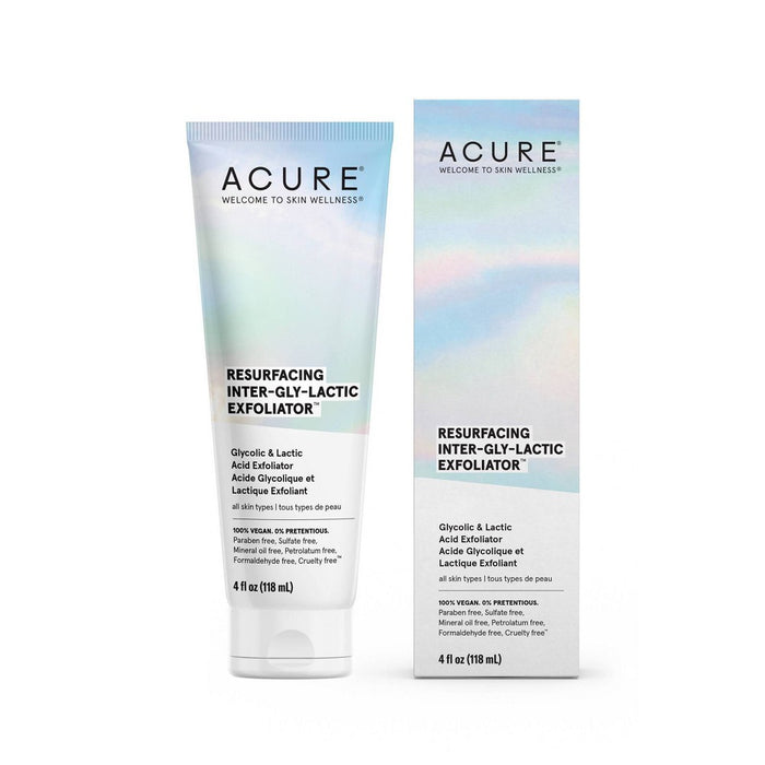 Acure Resurfacing Inter-Gly-Lactic Face Exfoliator - 4 fl oz