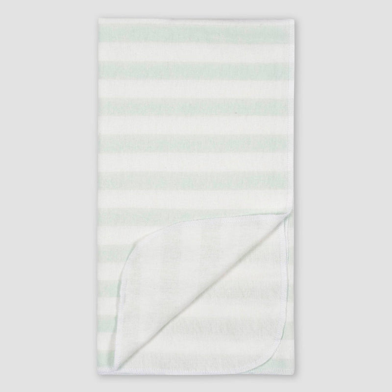 Gerber Baby 4pk Vegetables Flannel Blanket - White/Light Purple/Light Blue