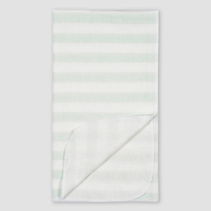 Gerber Baby 4pk Vegetables Flannel Blanket - White/Light Purple/Light Blue