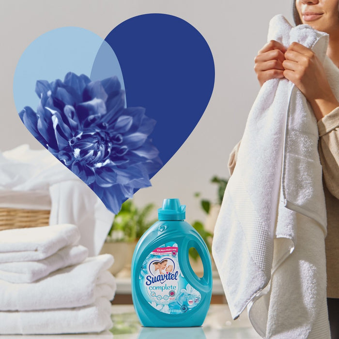 Suavitel Complete Scented Liquid Fabric Softener and Conditioner - Waterfall Mist - 100 fl oz (LOCAL PICKUP ONLY)