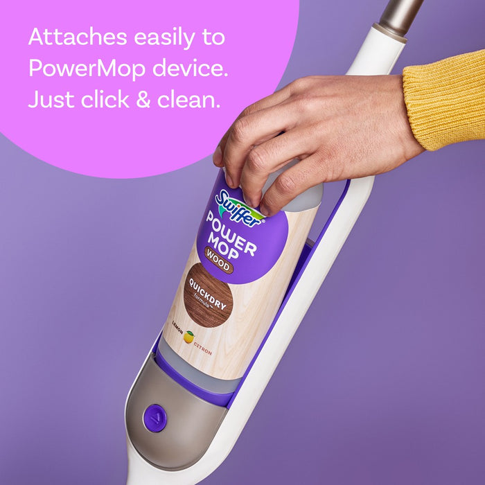 Swiffer Lemon Power Mop Wood Quick Dry Wood Floor Cleaning Solution - 25.3 fl oz/1ct