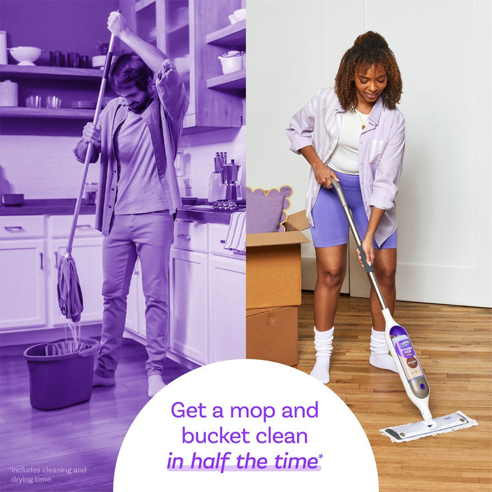 Swiffer Lemon Power Mop Wood Quick Dry Wood Floor Cleaning Solution - 25.3 fl oz/1ct