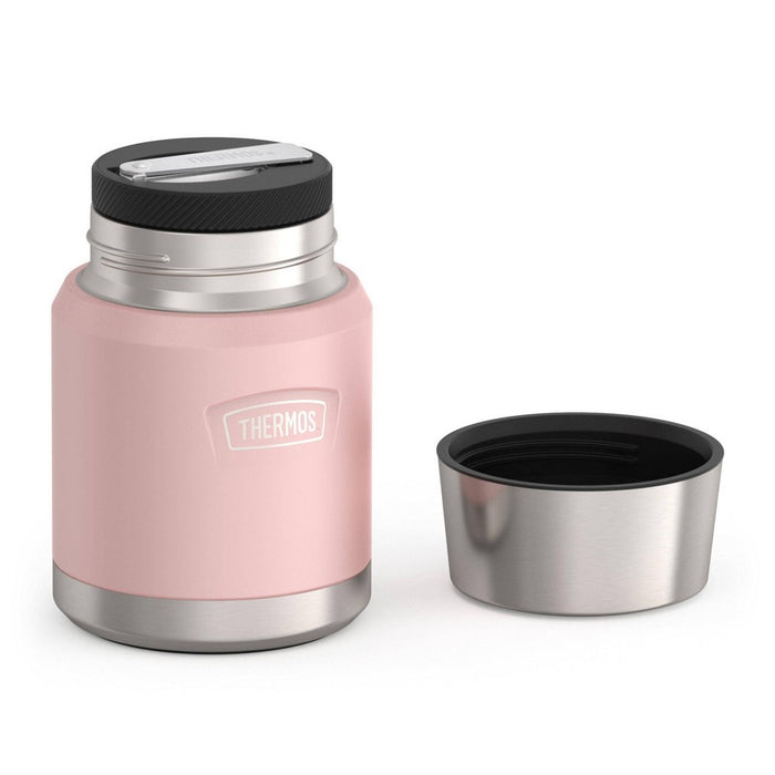 Thermos Icon 16oz Stainless Steel Food Storage Jar with Spoon - Pink