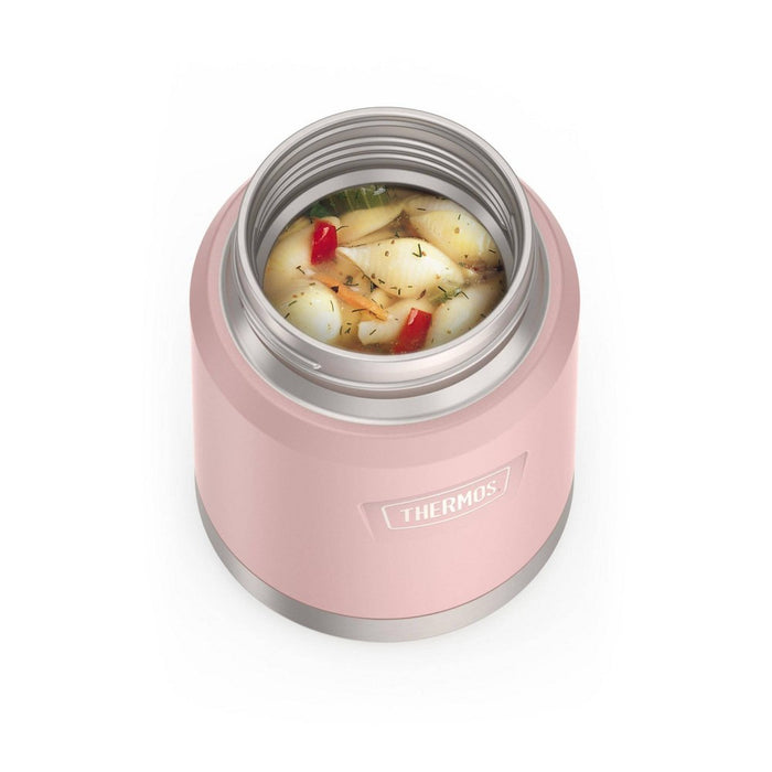 Thermos Icon 16oz Stainless Steel Food Storage Jar with Spoon - Pink