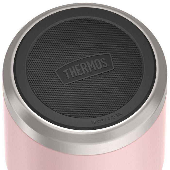 Thermos Icon 16oz Stainless Steel Food Storage Jar with Spoon - Pink