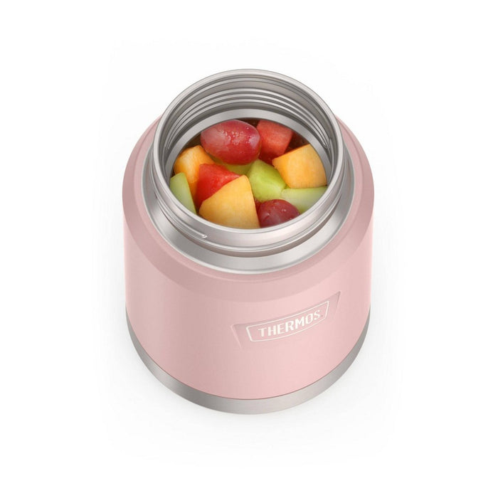 Thermos Icon 16oz Stainless Steel Food Storage Jar with Spoon - Pink