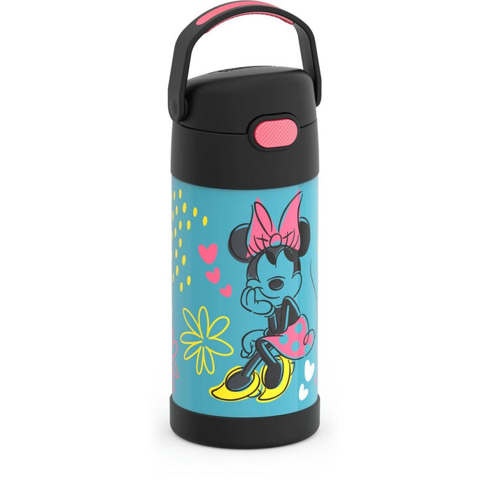 Thermos 12oz FUNtainer Water Bottle with Bail Handle - Minnie Mouse