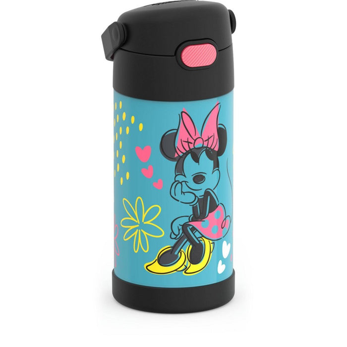 Thermos 12oz FUNtainer Water Bottle with Bail Handle - Minnie Mouse
