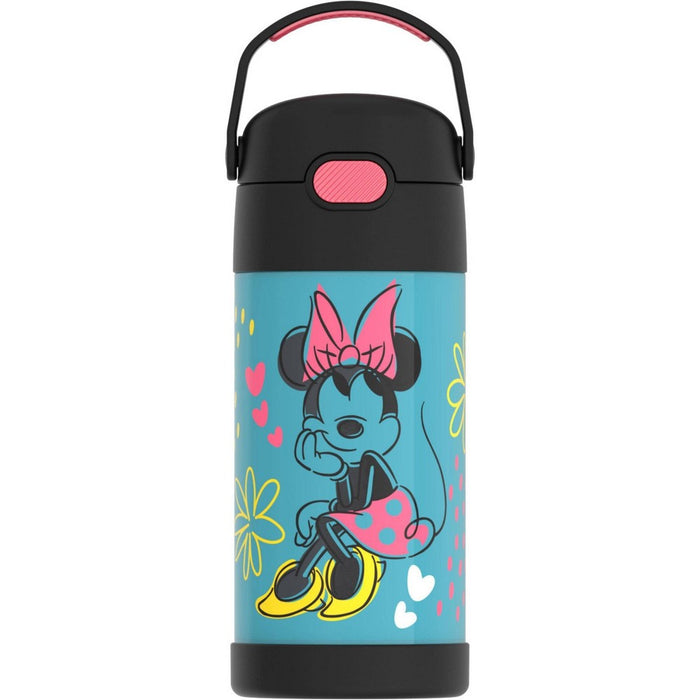 Thermos 12oz FUNtainer Water Bottle with Bail Handle - Minnie Mouse