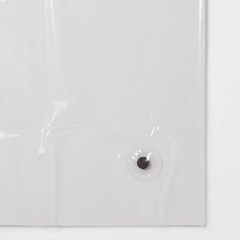 Stall Size Medium Weight PEVA Shower Liner Clear - Made By Design