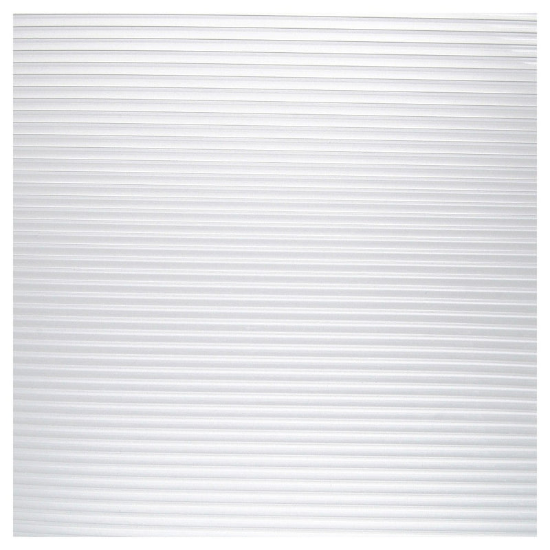 Con-Tact Brand Grip Premium Non-Adhesive Shelf Liner- Ribbed Clear (18''x 4')