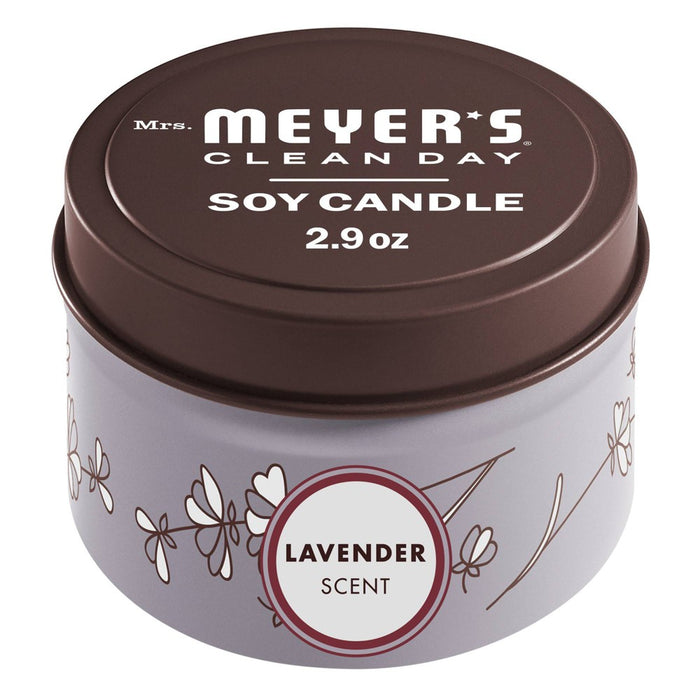 Mrs. Meyer's Clean Day Lavender Tin Candle - 2.9oz