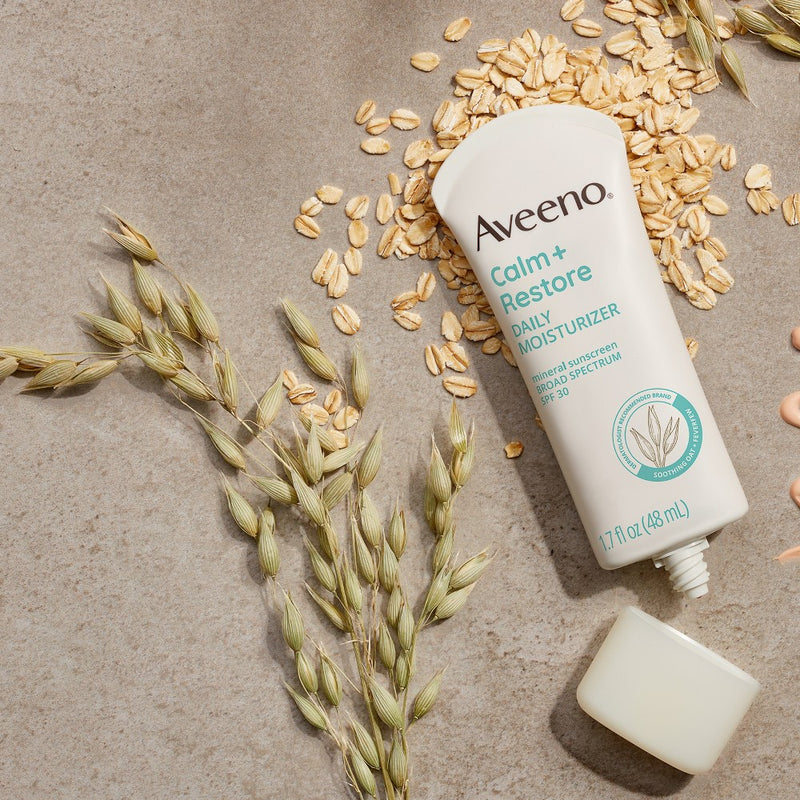 Aveeno Calm + Restore Daily Moisturizer - SPF30 - 1.7 fl oz - EXP. 9/25