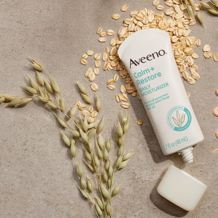 Aveeno Calm + Restore Daily Moisturizer - SPF30 - 1.7 fl oz - EXP. 9/25