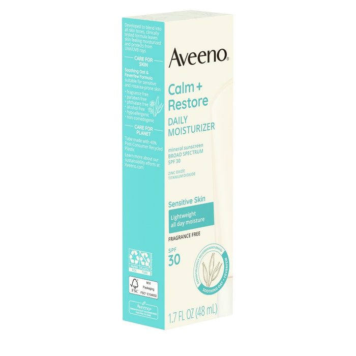 Aveeno Calm + Restore Daily Moisturizer - SPF30 - 1.7 fl oz - EXP. 9/25
