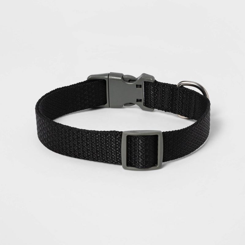 Basic Dog Collar - L - Black - Boots & Barkley