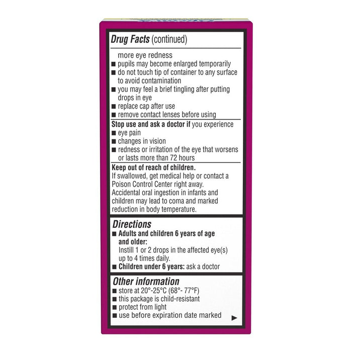 Opcon A Bausch & Lomb Allergy Relief Eye Drops - 0.5oz