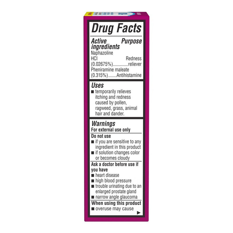 Opcon A Bausch & Lomb Allergy Relief Eye Drops - 0.5oz