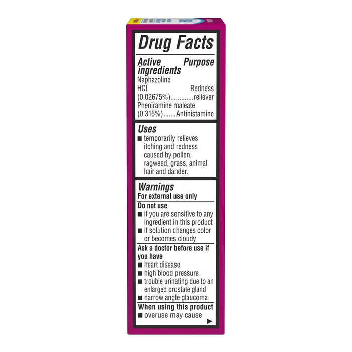 Opcon A Bausch & Lomb Allergy Relief Eye Drops - 0.5oz