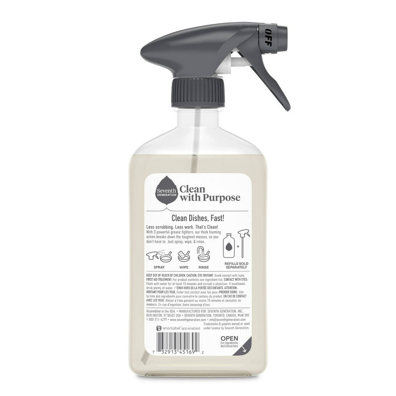 Seventh Generation Mandarin Orange Foaming Dish Spray - 16 fl oz