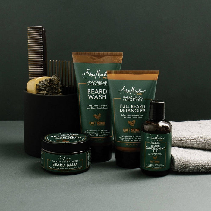 SheaMoisture Men Beard Balm - Maracuja Oil & Shea Butter - 4oz