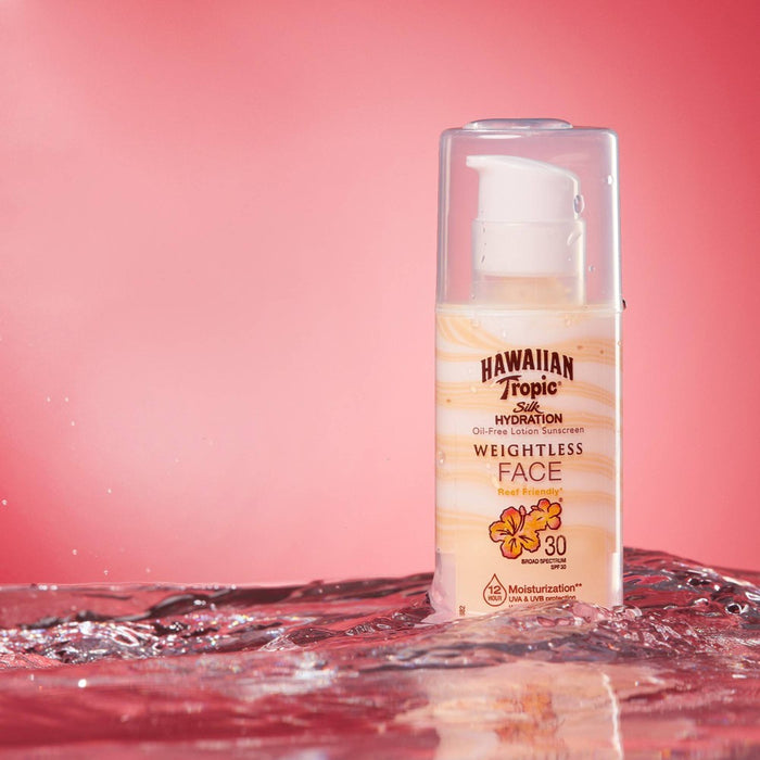 Hawaiian Tropic Silk Hydration Weightless Face Sunscreen - SPF 30 - 1.7oz
