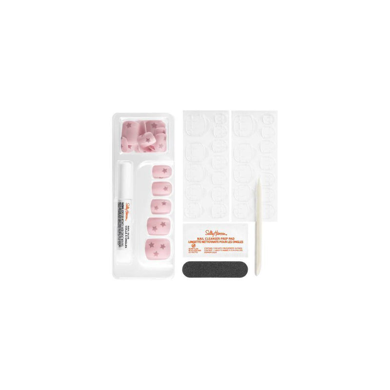 Sally Hansen Salon Effects Perfect Manicure Press on Nails Kit - Square - What a Star! - 24ct