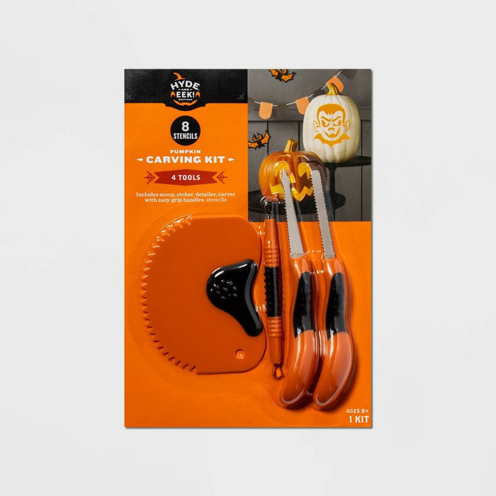 5pc Easy Grip Halloween Pumpkin Carving Kit - Hyde & EEK! Boutique