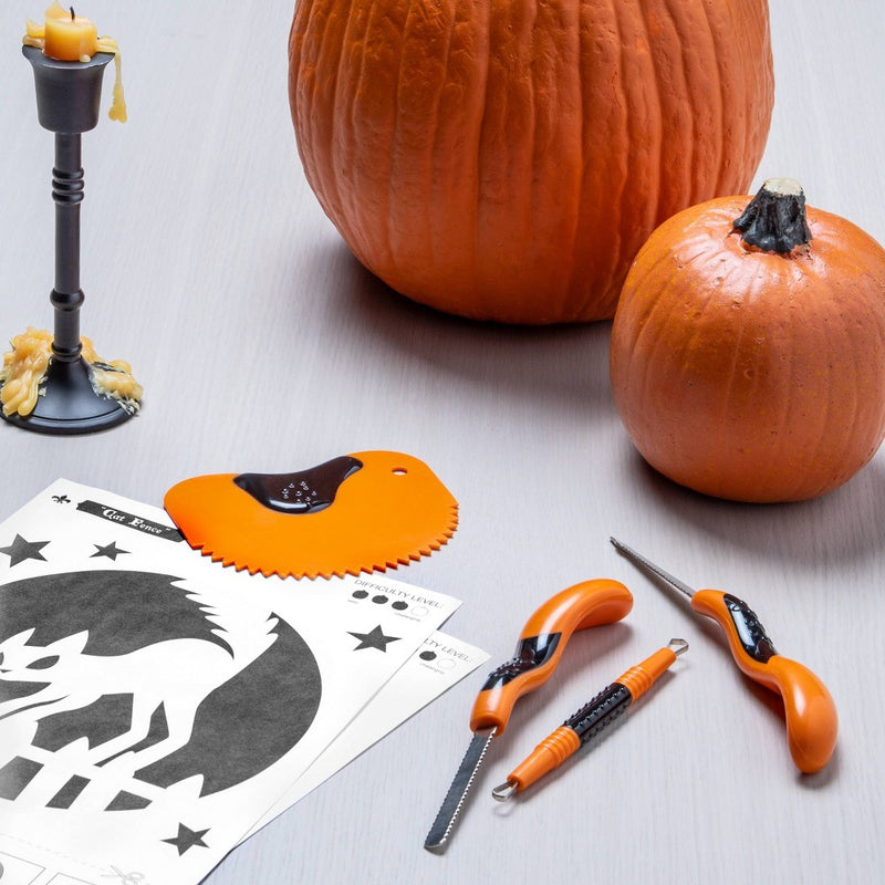 5pc Easy Grip Halloween Pumpkin Carving Kit - Hyde & EEK! Boutique
