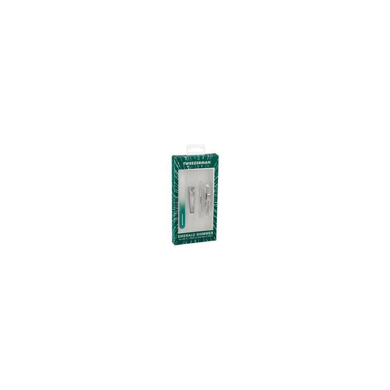 Tweezerman Emerald Shimmer Nail Care Set - 4pc