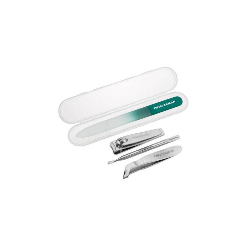 Tweezerman Emerald Shimmer Nail Care Set - 4pc