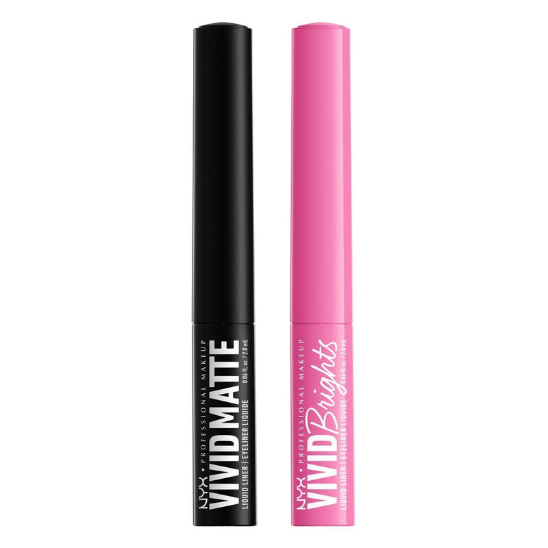 NYX Professional Makeup Vivid Liner Duo Cosmetic Gift Set - 0.12 fl oz/2pc
