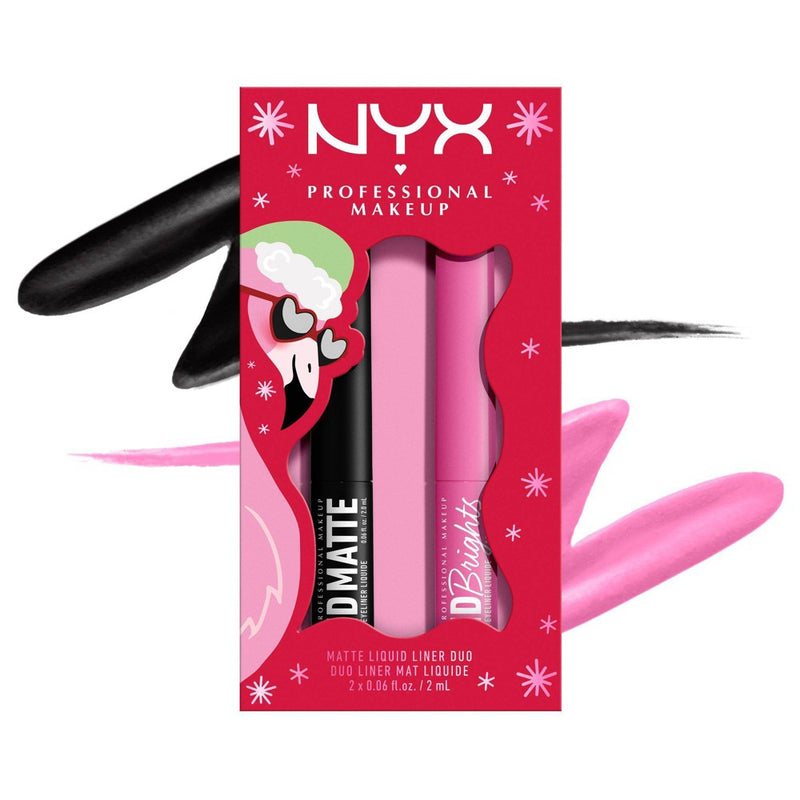 NYX Professional Makeup Vivid Liner Duo Cosmetic Gift Set - 0.12 fl oz/2pc