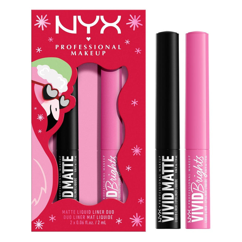 NYX Professional Makeup Vivid Liner Duo Cosmetic Gift Set - 0.12 fl oz/2pc