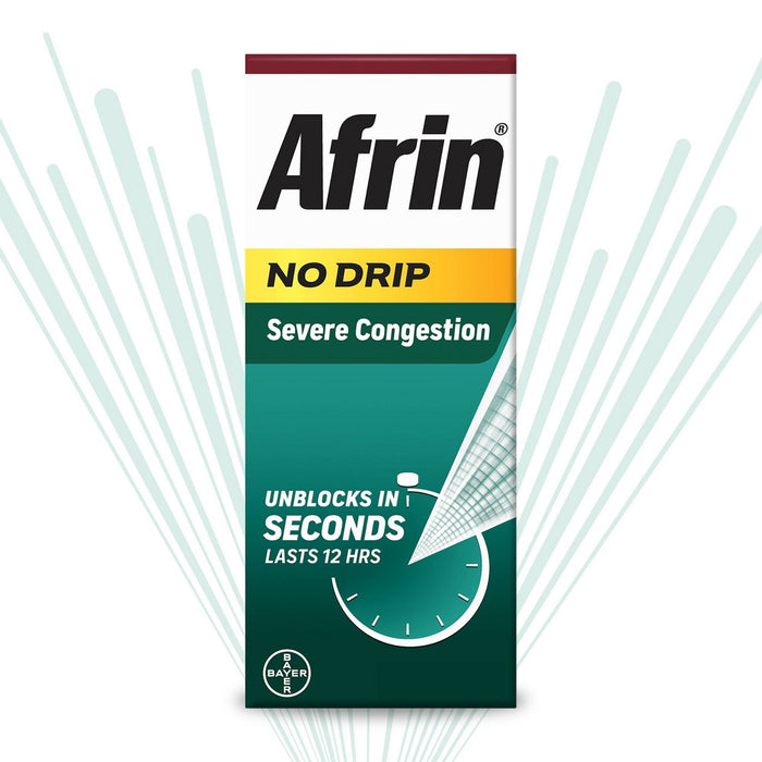 Afrin Nasal Spray No Drip Severe Congestion Relief - 0.5 fl oz