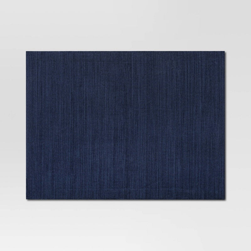 Cotton Solid Placemat Blue - Threshold