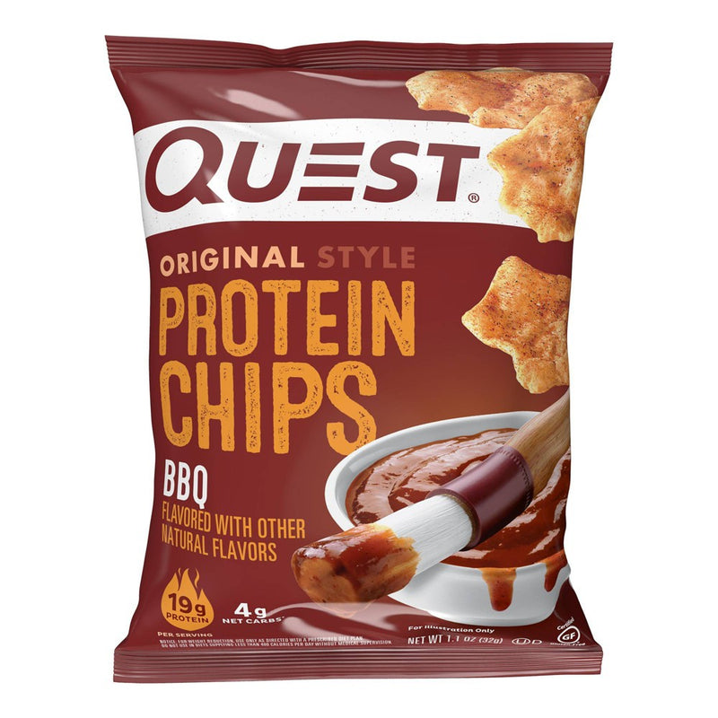 Quest Nutrition Protein Chips - BBQ - 1.1oz/4ct