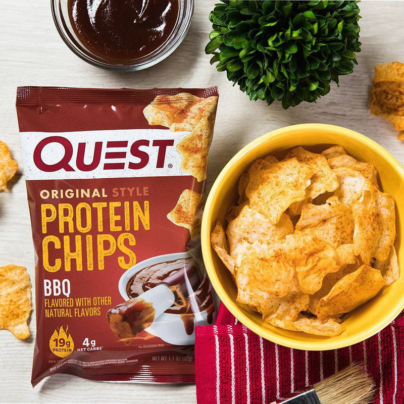 Quest Nutrition Protein Chips - BBQ - 1.1oz/4ct