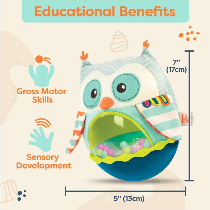 B. baby Roly-Poly Baby Toy - Owl Be Back