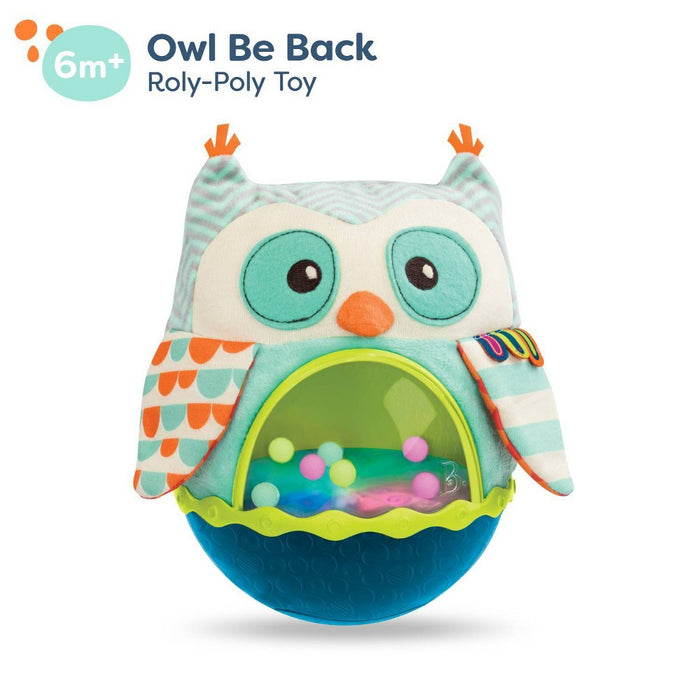 B. baby Roly-Poly Baby Toy - Owl Be Back